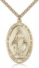 Miraculous Medal, Gold Filled