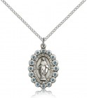 Miraculous Medal, Sterling Silver