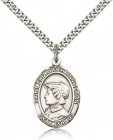 St. Elizabeth Ann Seton Medal, Sterling Silver, Large