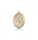 St. Felicity Medal, 14 Karat Gold, Medium