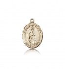 Our Lady of Fatima Medal, 14 Karat Gold, Medium