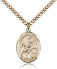 St. John of God Medal, Gold Filled, Large