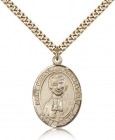 St. Marcellin Champagnat Medal, Gold Filled, Large