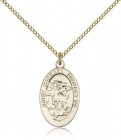 St. Michael the Archangel Medal, Gold Filled
