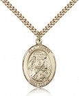 St. Sarah Medal, Gold Filled, Large