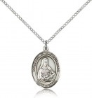 Our Lady of the Railroad Medal, Sterling Silver, Medium