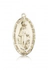 Miraculous Medal, 14 Karat Gold