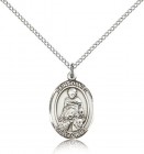 St. Daniel Medal, Sterling Silver, Medium