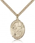 St. Mary Magdalene Medal, Gold Filled, Large