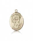 St. Boniface Medal, 14 Karat Gold, Large