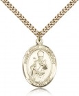 St. Simon Medal, Gold Filled, Large