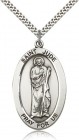 St. Jude Medal, Sterling Silver