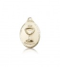 Communion Medal, 14 Karat Gold