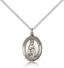 Our Lady of Fatima Medal, Sterling Silver, Medium