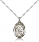 St. Madonna Del Ghisallo Medal, Sterling Silver, Medium
