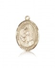 St. Elizabeth of the Visitation Medal, 14 Karat Gold, Large