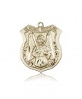 St. Michael the Archangel Medal, 14 Karat Gold