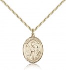 St. Alphonsus Medal, Gold Filled, Medium