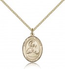 St. John Vianney Medal, Gold Filled, Medium