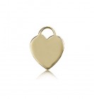 Heart Medal, 14 Karat Gold
