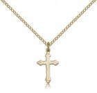 Cross Pendant, Gold Filled