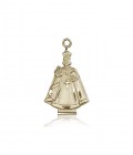 Infant Figure Medal, 14 Karat Gold