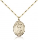 St. Francis of Assisi Medal, Gold Filled, Medium