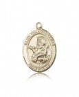 St. Francis Xavier Medal, 14 Karat Gold, Large