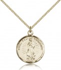 Our Lady of Guadalupe Medal, Gold Filled