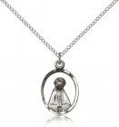Madonna Medal, Sterling Silver