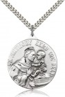 St. Anthony Medal, Sterling Silver
