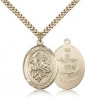 St. George Army Medal, Gold Filled, Large