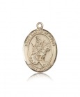 St. Martin of Tours Medal, 14 Karat Gold, Large