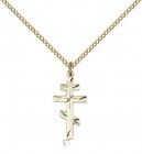 Cross Pendant, Gold Filled