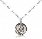 St. Christopher Medal, Sterling Silver