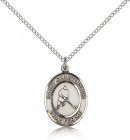 St. Christopher Ice Hockey Medal, Sterling Silver, Medium