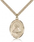 Our Lady of San Juan Medal, Gold Filled, Large