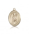 St. Ronan Medal, 14 Karat Gold, Large