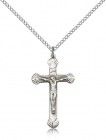 Crucifix Pendant, Sterling Silver