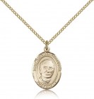 St. Hannibal Medal, Gold Filled, Medium