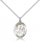 St. Kieran Medal, Sterling Silver, Medium