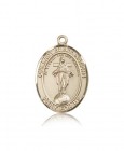 Our Lady of All Nations Medal, 14 Karat Gold, Large