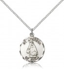St. Theresa Medal, Sterling Silver