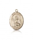 St. John the Apostle Medal, 14 Karat Gold, Large
