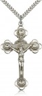 Crucifix Pendant, Sterling Silver