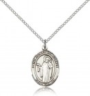 St. Joseph the Worker Medal, Sterling Silver, Medium