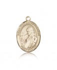 St. Finnian of Clonard Medal, 14 Karat Gold, Large