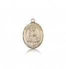 St. Walburga Medal, 14 Karat Gold, Medium