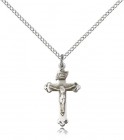 Crucifix Pendant, Sterling Silver