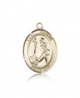 St. Dominic De Guzman Medal, 14 Karat Gold, Large